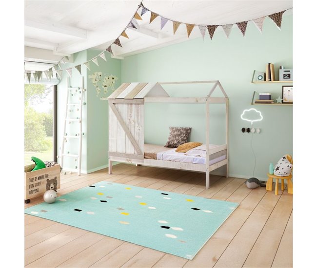 Cama cabaña Barnie 197x101 Multicolor