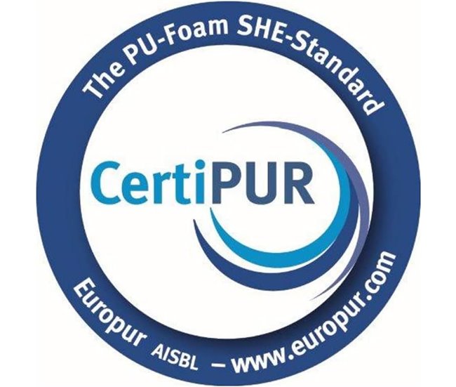 Colchón bebé Symphony Cuna Blanco/ Azul