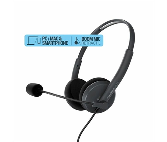 Auriculares con Micrófono Office 2 Negro