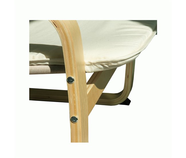Sillón de tela PAZ Beige