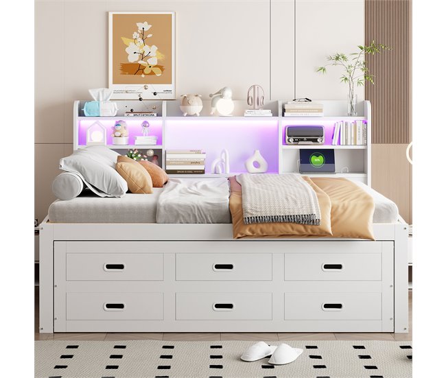 Camas nido 260x210 Blanco