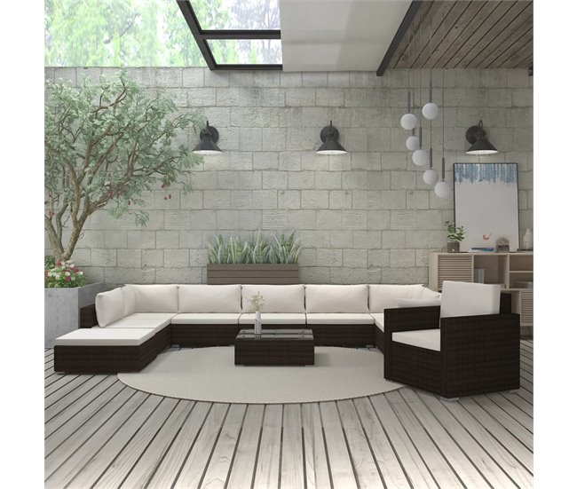 Conjuntos de jardin Marron
