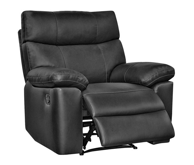 Sillón piel relax SHARONA Negro