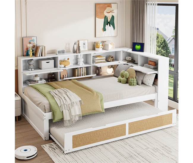 Camas nido 116x225 Blanco