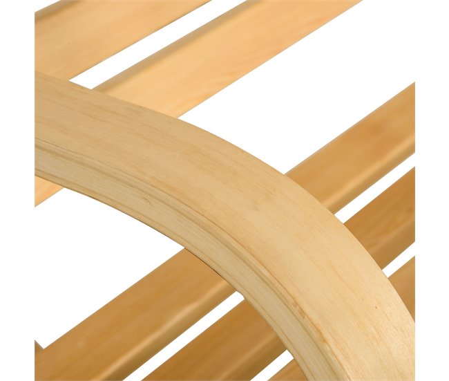 Banco Columpio Madera de Alerce Outsunny Marron