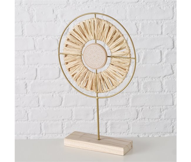 Figura decorativa mandala ALI surtida material madera Multicolor