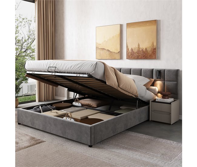 Canapés abatibles Gris