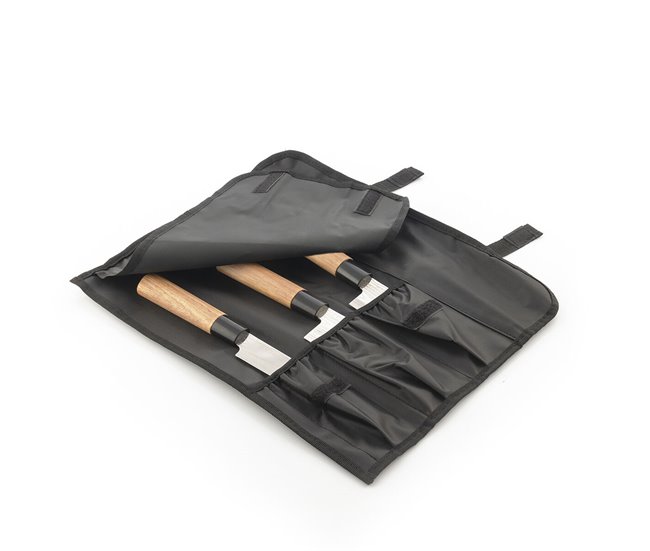Set de Cuchillos con Funda de Transporte Profesional Multicolor