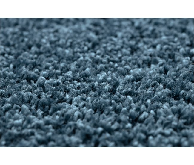 Alfombra BERBER 9000 Franjas Bereber Marroquí Shaggy 200x290 Azul