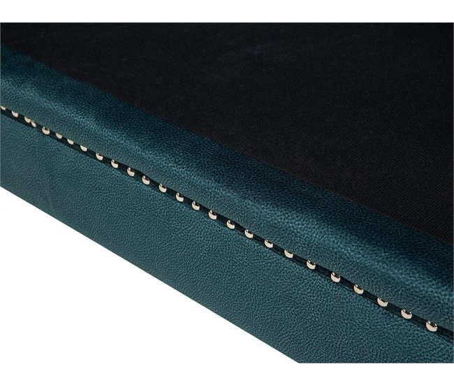 Beliani Sofá de 3 plazas Terciopelo GAULA Azul/ Verde