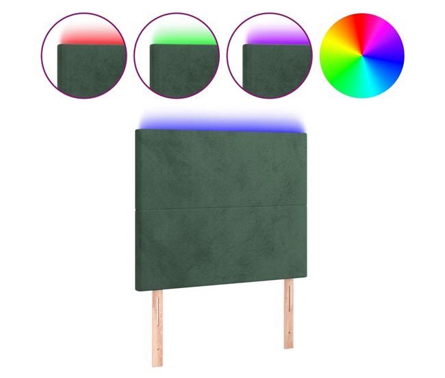 Cabecero Con Led 100 Azul