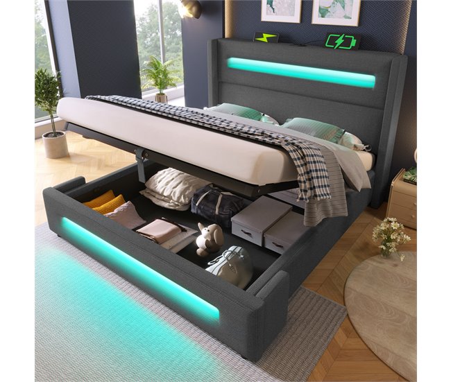 Canapés abatibles Gris