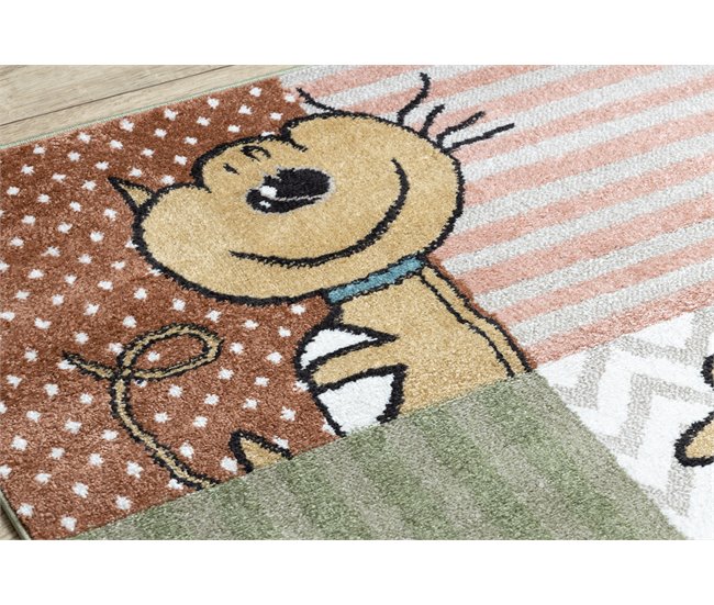 Alfombra FUN Pets para niños animales vistoso 160x220 Multicolor