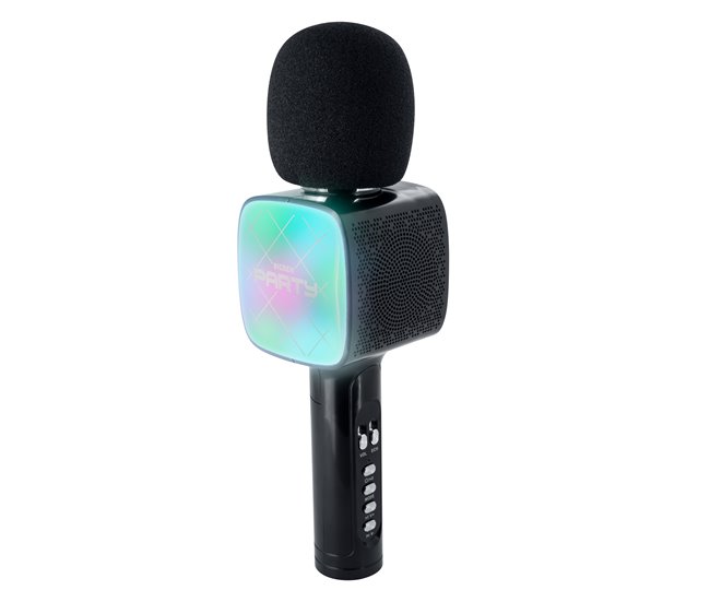 Micrófono karaoke inalámbrico Bluetooth Bigben Negro