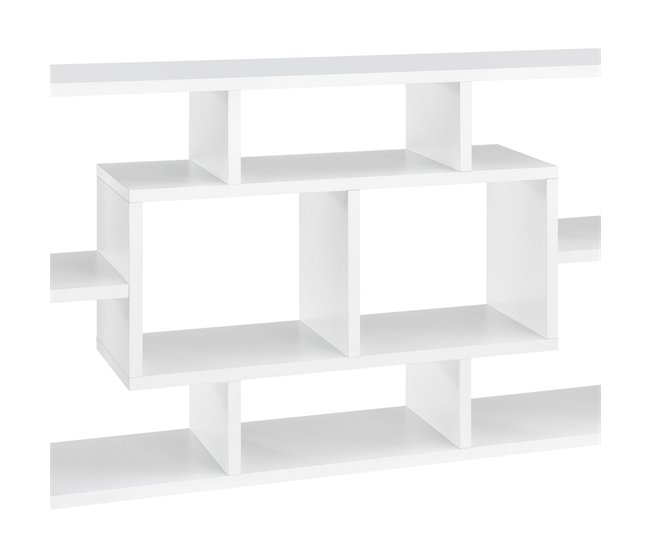 Estante de pared con compartimtos de 03_0005851 Blanco/ Beige