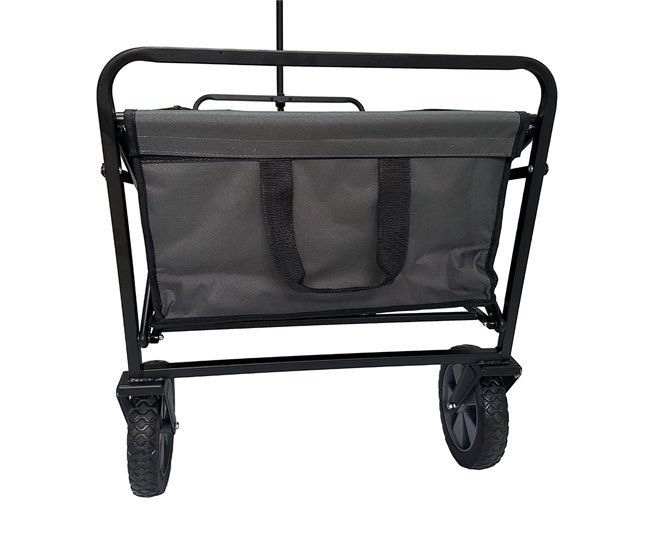 Acomoda Textil – Carro de Jardín con Ruedas. Plegable y Robusto. Negro