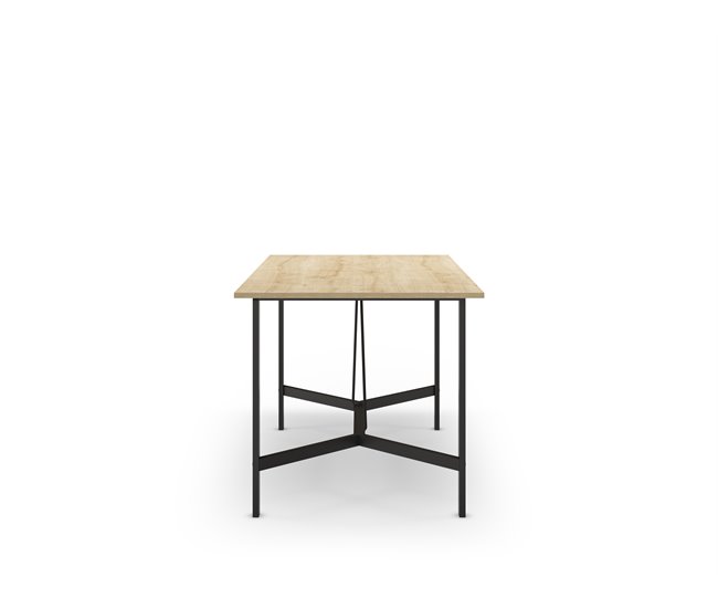 Mesa de comedor rectangular DALMA Roble