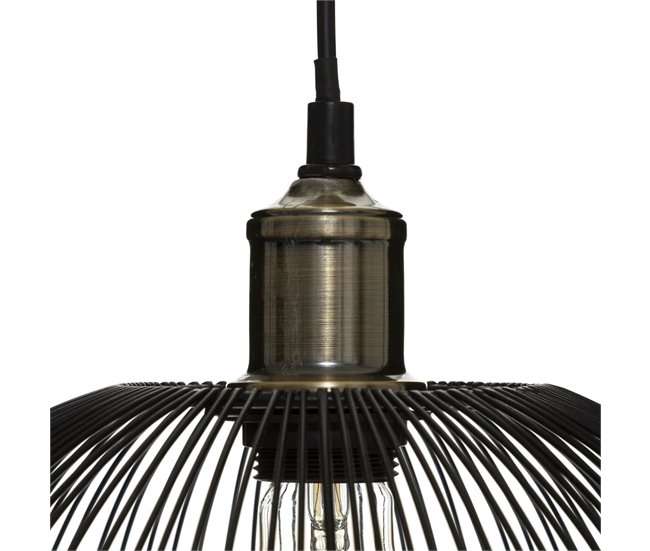 Lámpara colgante metal AUDREY 40W Negro