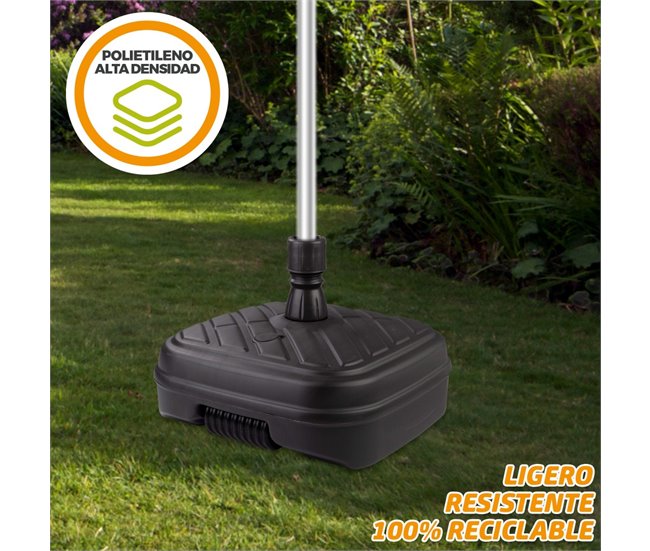 Base para sombrilla cuadrada antracita 33-48 mm Aktive Gris