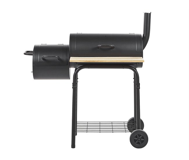 Beliani Barbacoa de carbón SATAH Negro