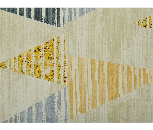Beliani Alfombra de pelo corto YAYLA 140x200 Gris Claro