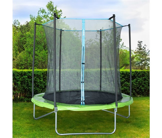 Aktive Cama elástica infantil exterior Negro/ Verde