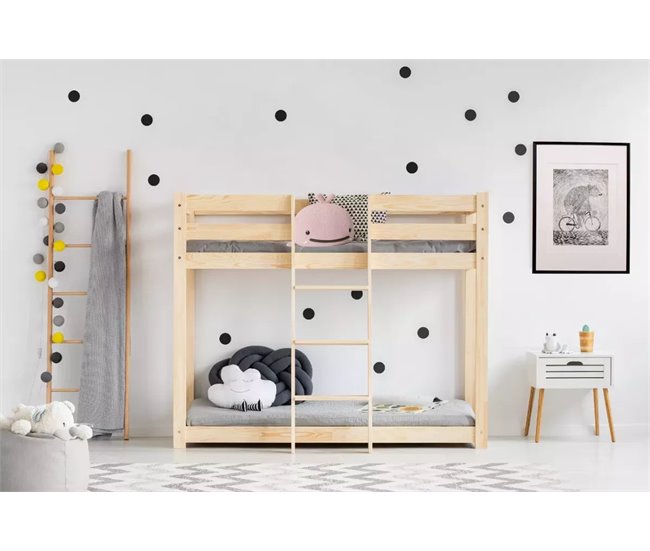 CLP Litera infantil de madera Mila 80x160 Natural