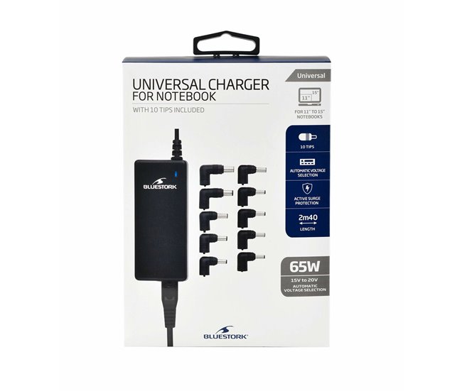 Cargador para Portátil BS-PW-NB-65/2 Negro