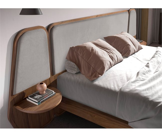 Cama y tela 7175 Nogal
