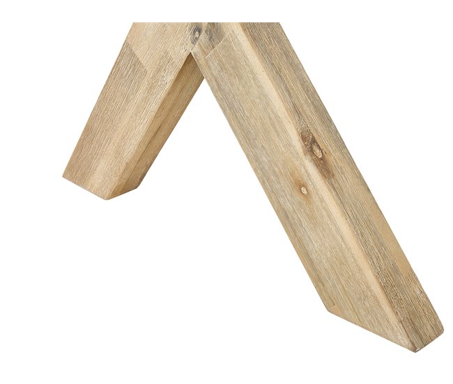 Beliani Conjunto de comedor MAROS/OLBIA Natural