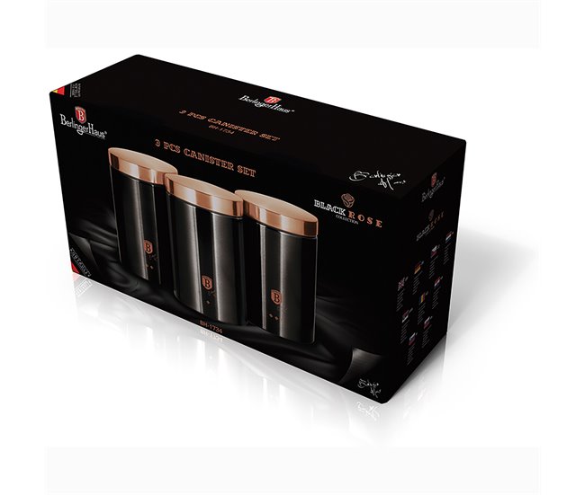 Botes de Cocina Berlinger Haus Black Rose Negro
