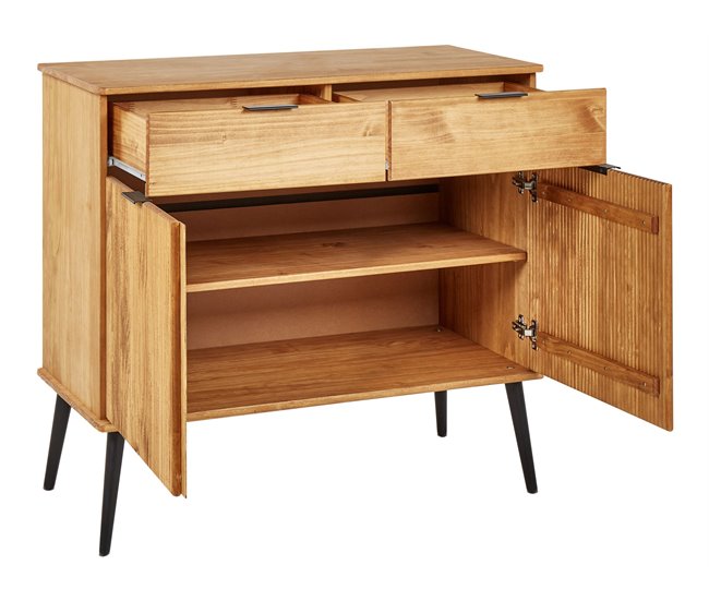 Beliani Aparador TIMMINS Madera Clara