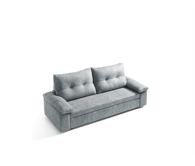 Sofá cama MIXX con almohadas de respaldos Gris