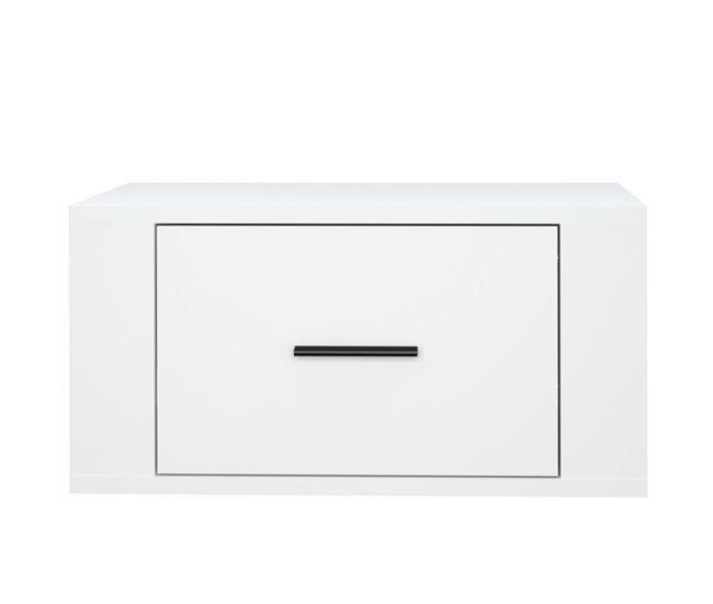 2 Mesitas de noche de pared 50 Blanco