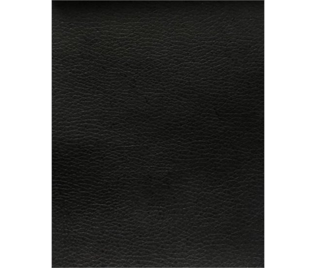 Chaise longue piel sintética con cama HARRY Negro