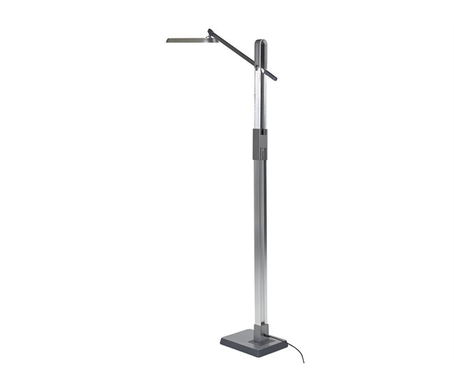 Beliani Lámpara de pie AQUARIUS Gris