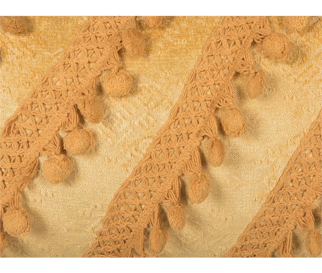 Beliani Cojín decorativo AYROOR 2er Set Mostaza
