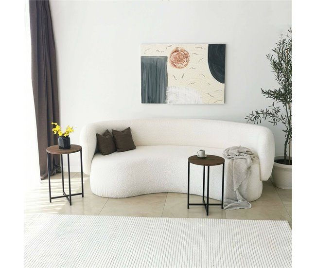 Mesa de centro de madeira 35x35 Negro