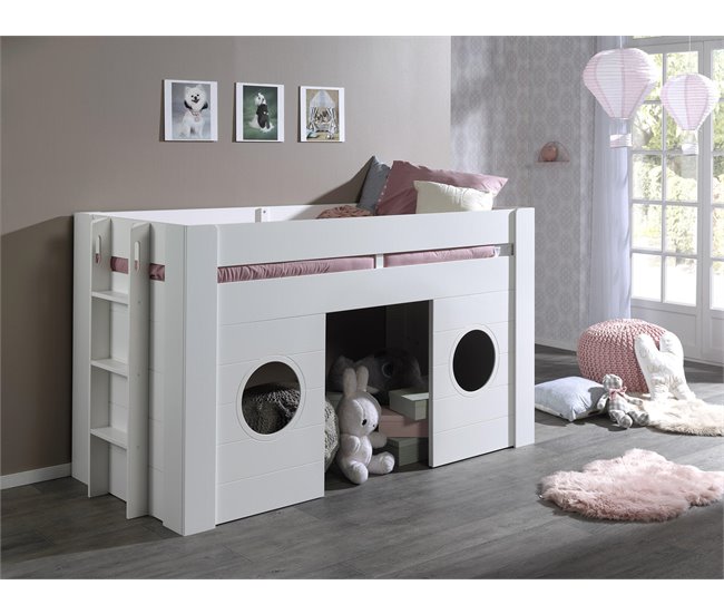 CAMA ALTA FREYA 96x214 Blanco