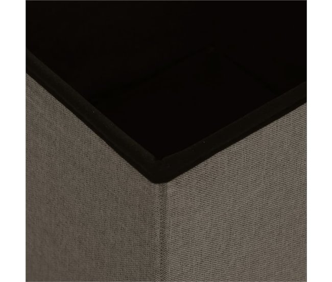 Taburetes De Almacenamiento Marron Claro