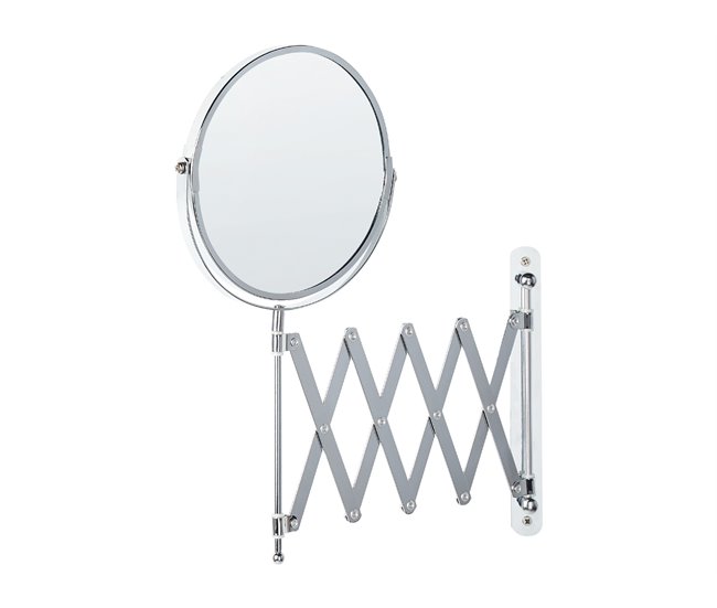 Beliani Espejo de baño YVELINES Gris