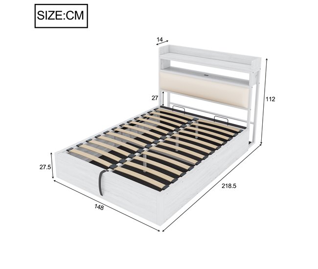 Canapés abatibles Blanco