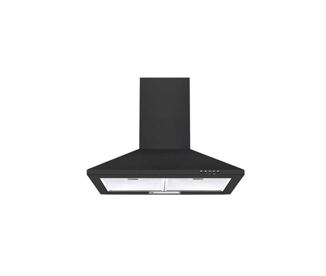 Campana de pared piramidal TURBOAIR CERTOSA Negro