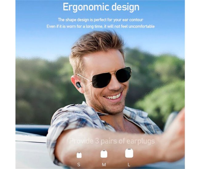 AURA10SNEGRO Auriculares Inalambricos Bluetooth Negro