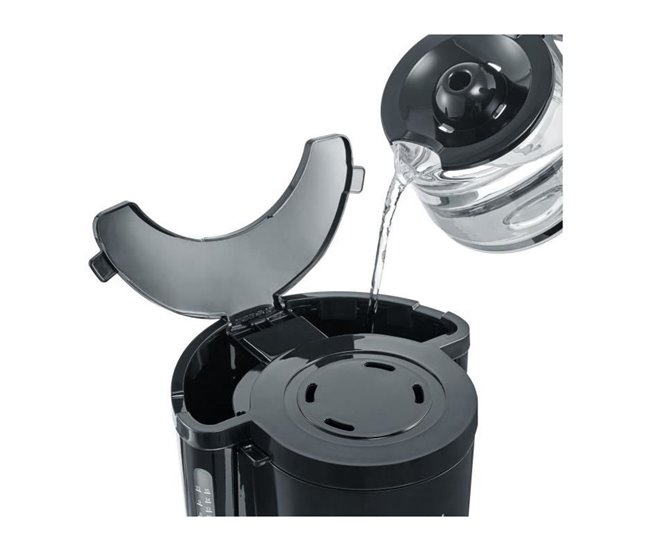Cafetera de goteo, jarra de cristal 1 L Severin KA 4815 - 1000 W Negro
