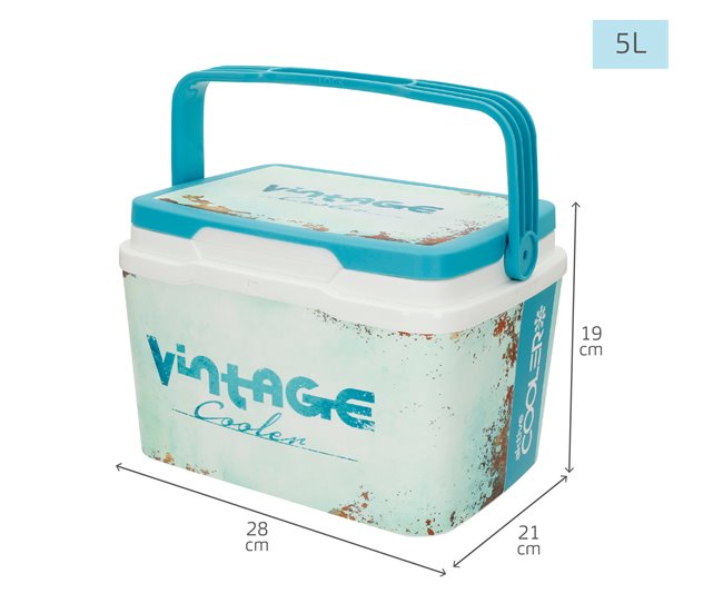Aktive Nevera rígida de playa 5 litros Classic Azul