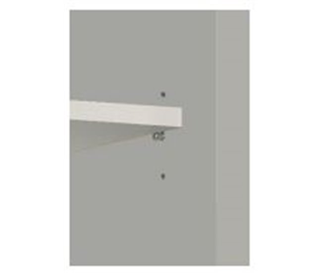 Armario TREVI puertas correderas 120x200cm blanco brillo Blanco Brillo