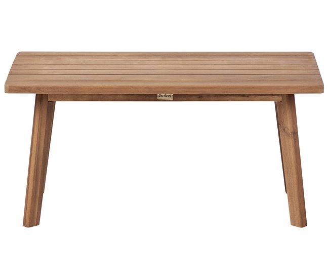 Beliani Conjunto de jardín Madera de acacia ARENELLA Beige