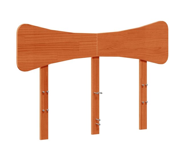 Cabecero cama - Mueble cabecero 125 Marron