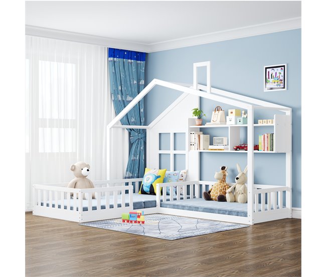 Camas infantiles 206x242 Blanco